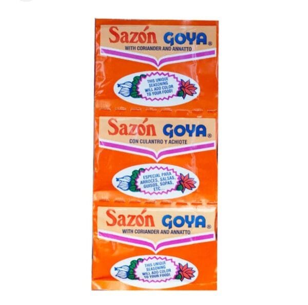 Sazón Goya con Culantro y Achiote (3 unidades)