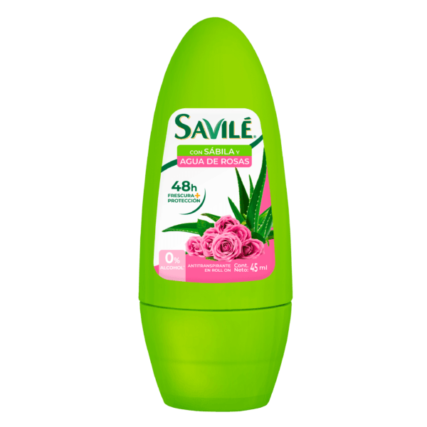 Desodorante Savilé con agua de rosas