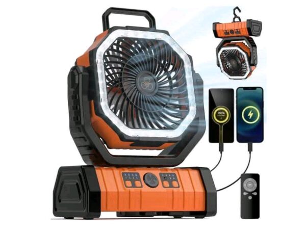 Ventilador recargable de 20000 mAh