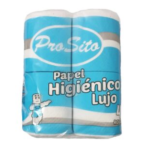 Papel higiénico lujo (4 rollos)