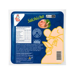 Salchicha de pollo y res (12 unidades)